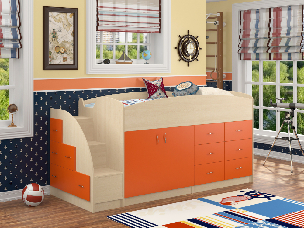 Кровать-чердак Формула мебели Дюймовочка-4