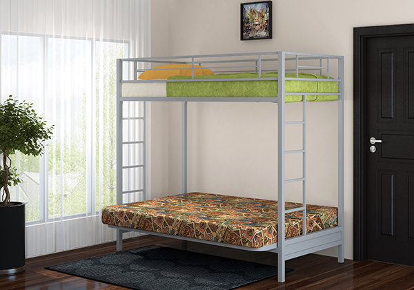 Двухъярусная кровать с диваном Формула мебели Мадлен