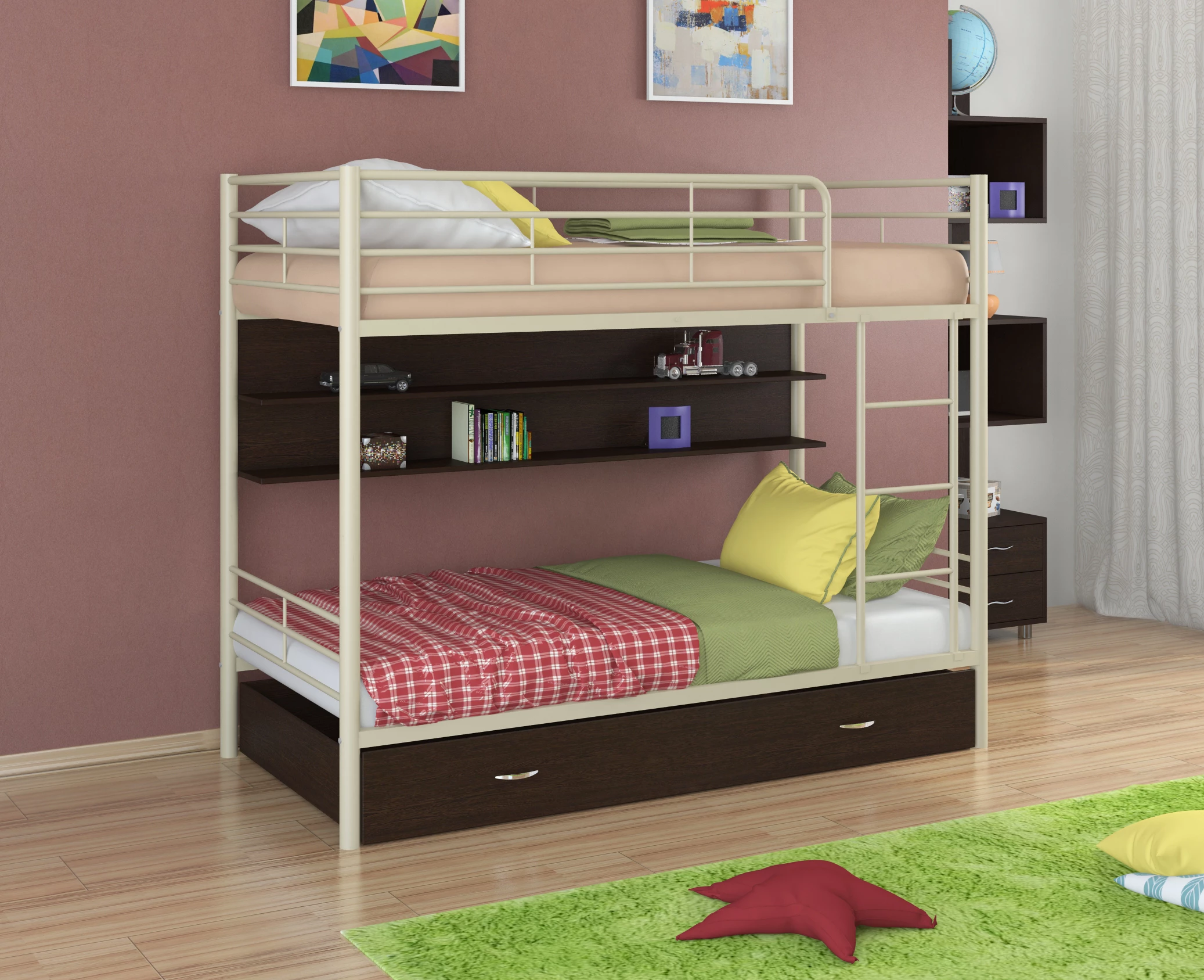 Двухъярусная кровать Формула мебели Севилья-3