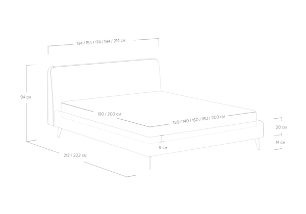 Кровать Сонум Boston