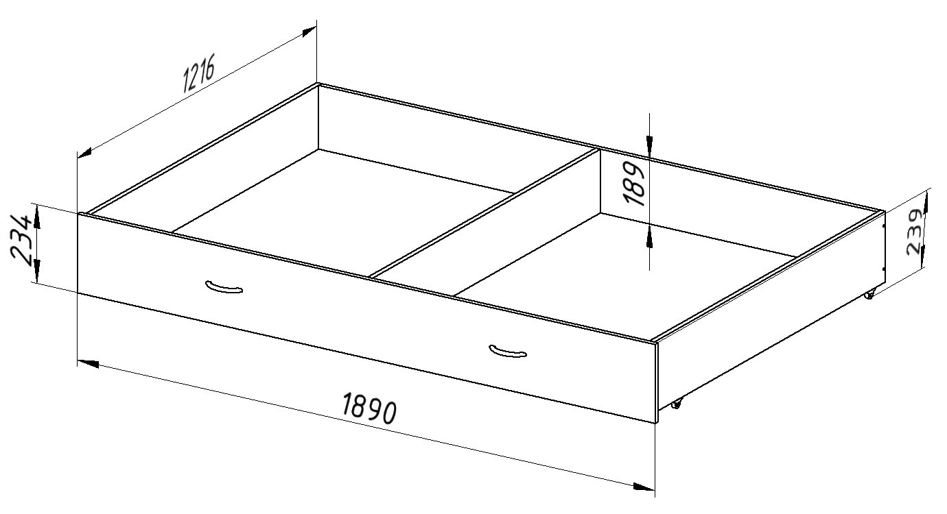 Двухъярусная кровать Формула мебели Гранада-2
