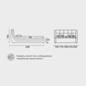 Кровать Sonberry Adel