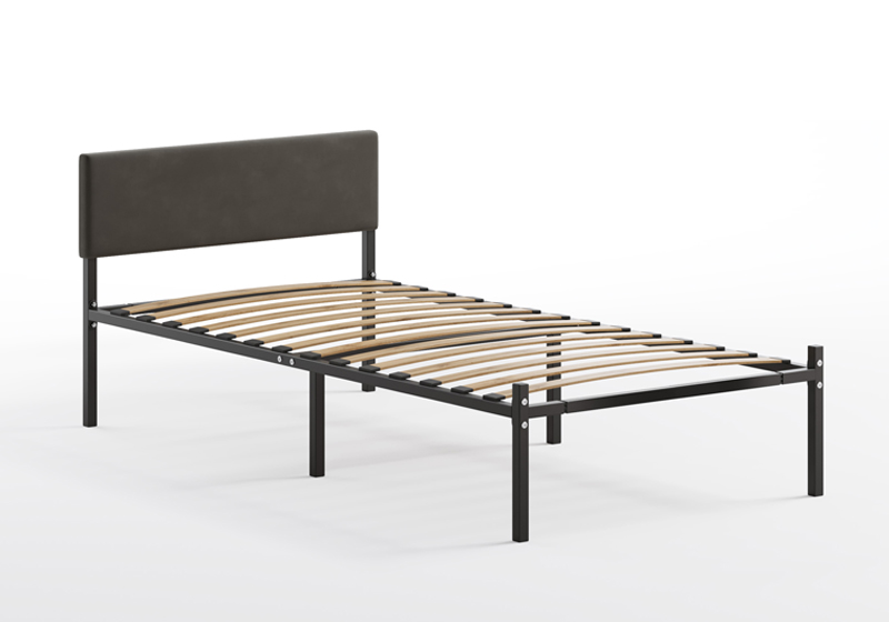 Кровать ДМК Лофт КОМПАКТ с мягкой спинкой