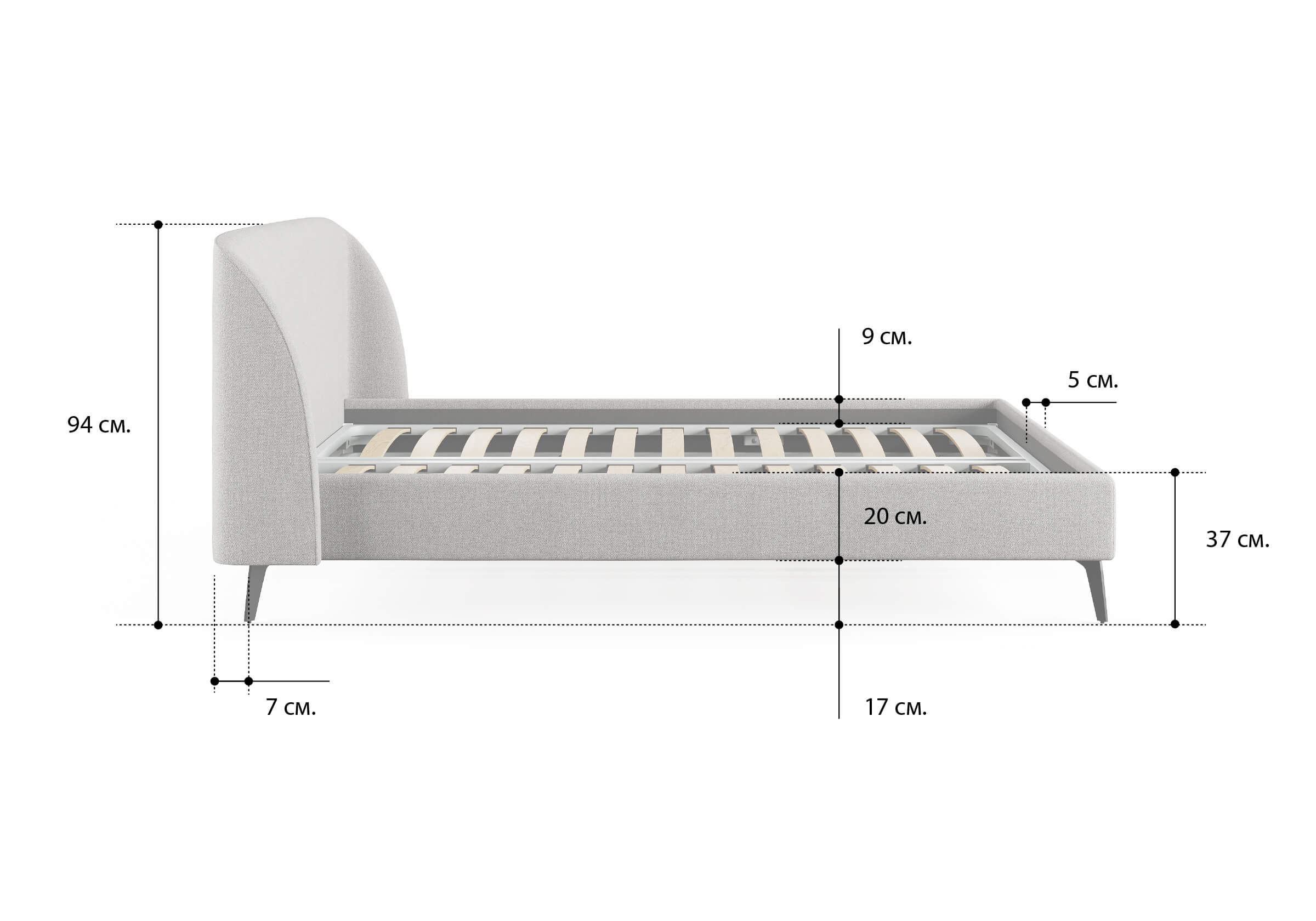 Кровать Сонум Rosa