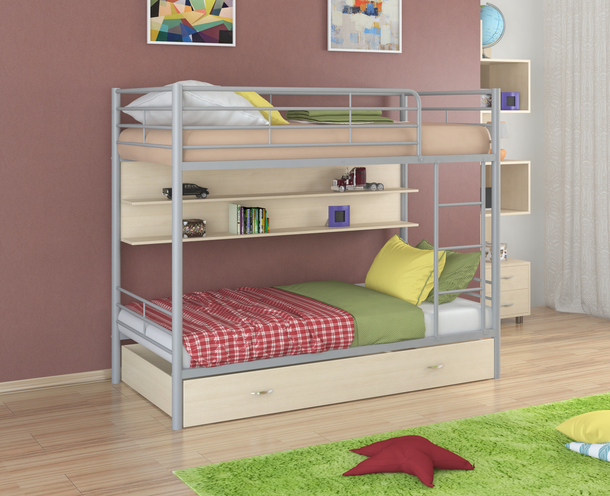 Двухъярусная кровать Формула мебели Севилья-3