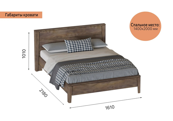 Кровать Мебельград Мальта с ПМ Кровать Мебельград Мальта с ПМ