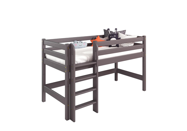 Детская кровать Мебельград Соня низкая с прямой лестницей