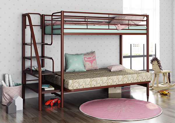 Двухъярусная кровать с диваном Формула мебели Мадлен-3