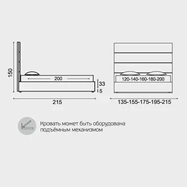 Кровать Sonberry Frona