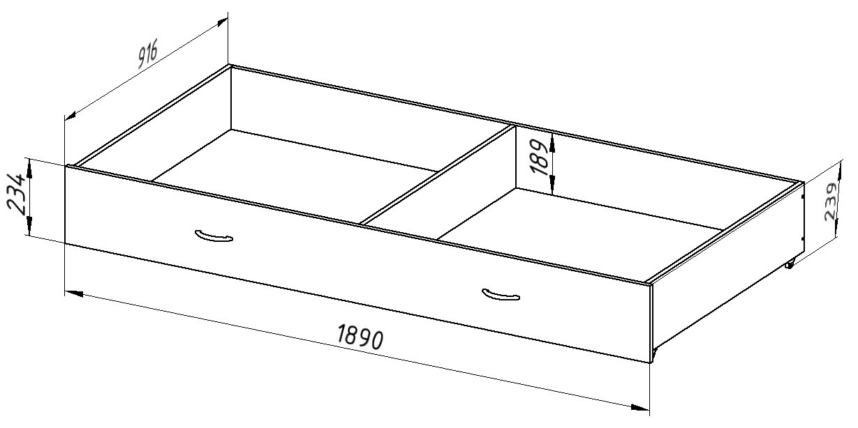 Двухъярусная кровать Формула мебели Гранада-2