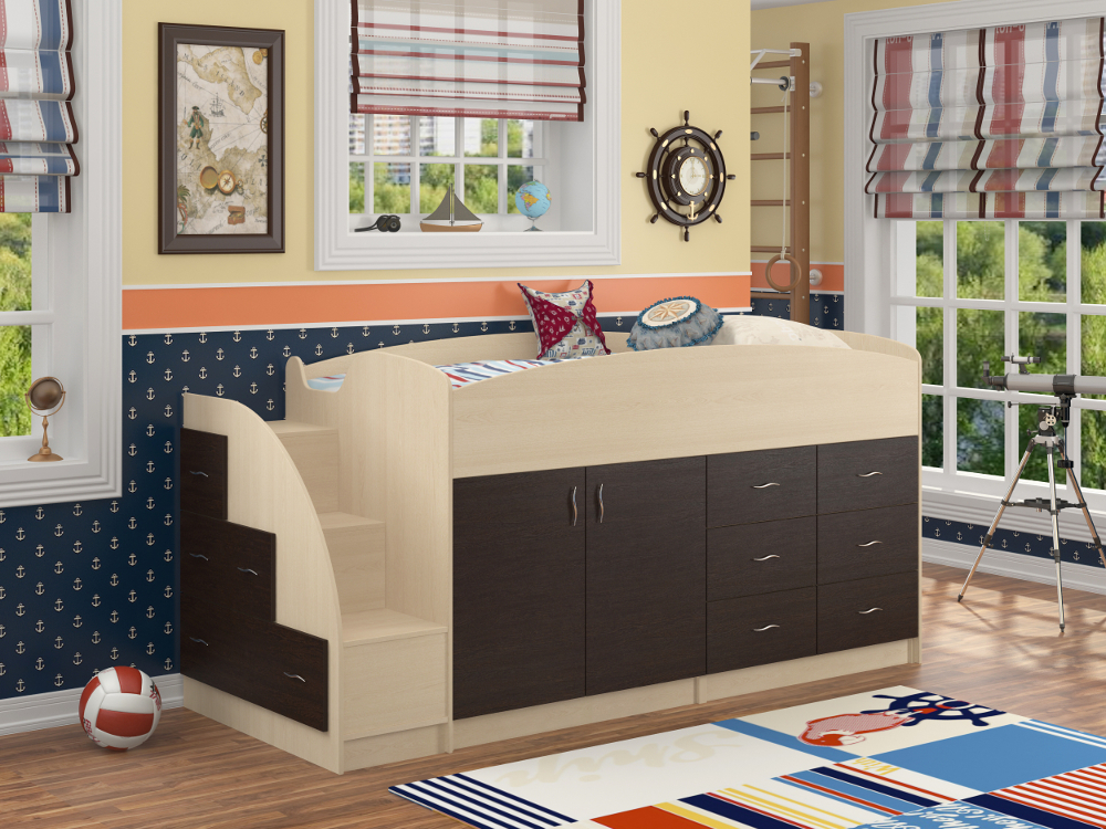 Кровать-чердак Формула мебели Дюймовочка-4