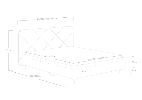 Кровать Сонум Taylor