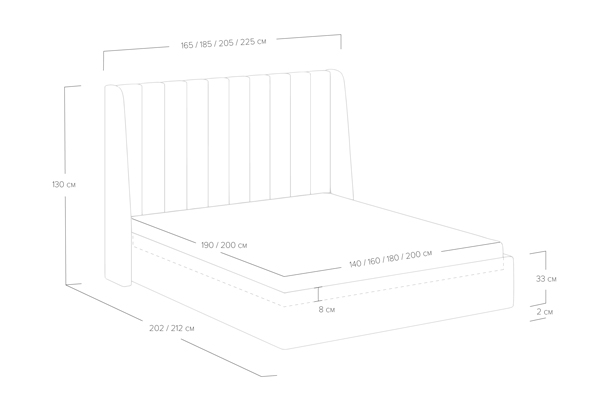 Кровать Сонум Samanta