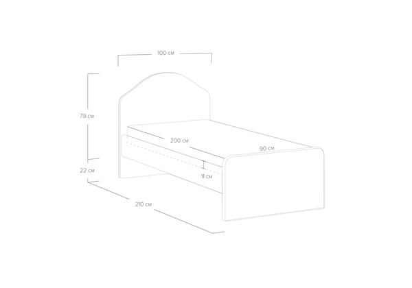 Кровать Сонум Emma
