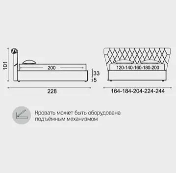 Кровать Sonberry Federika