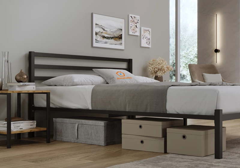 Кровать ДМК Сталь