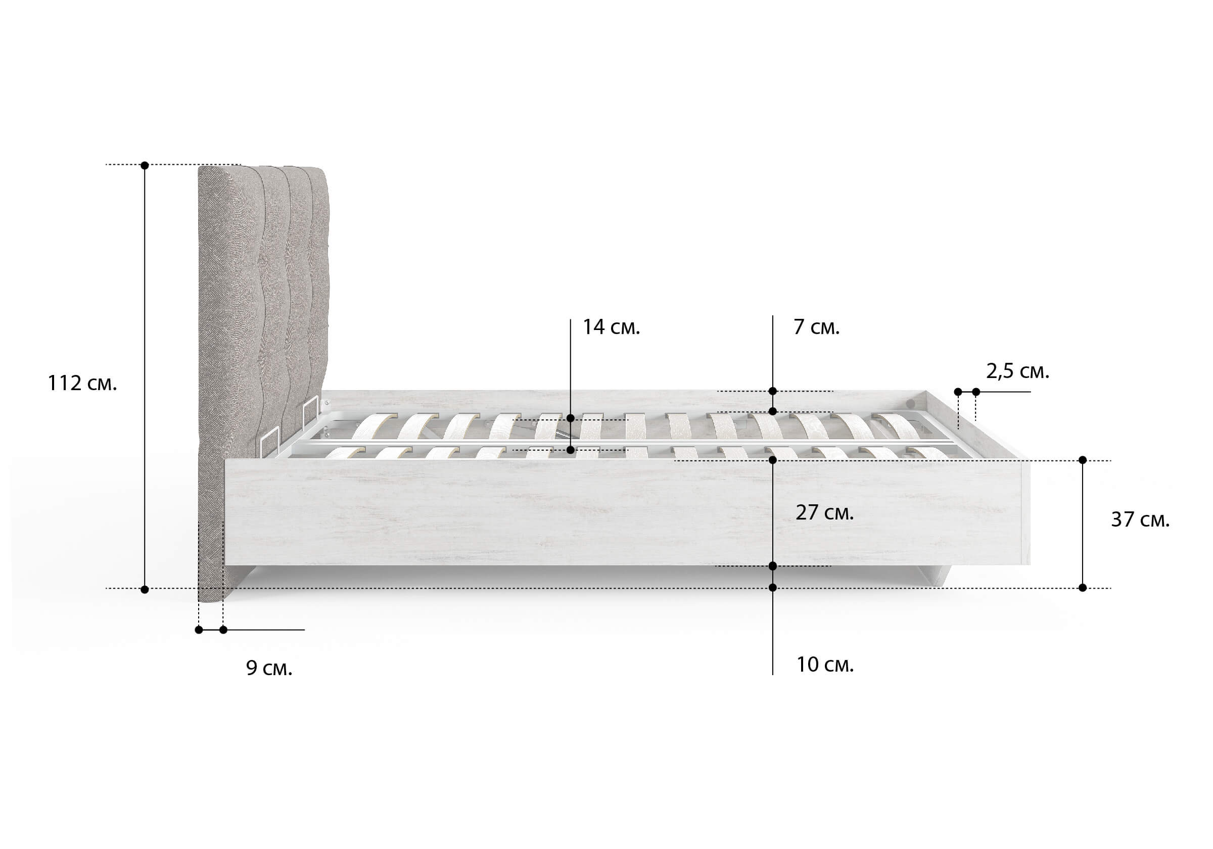 Кровать Сонум Victoria (ясмунд) с ПМ