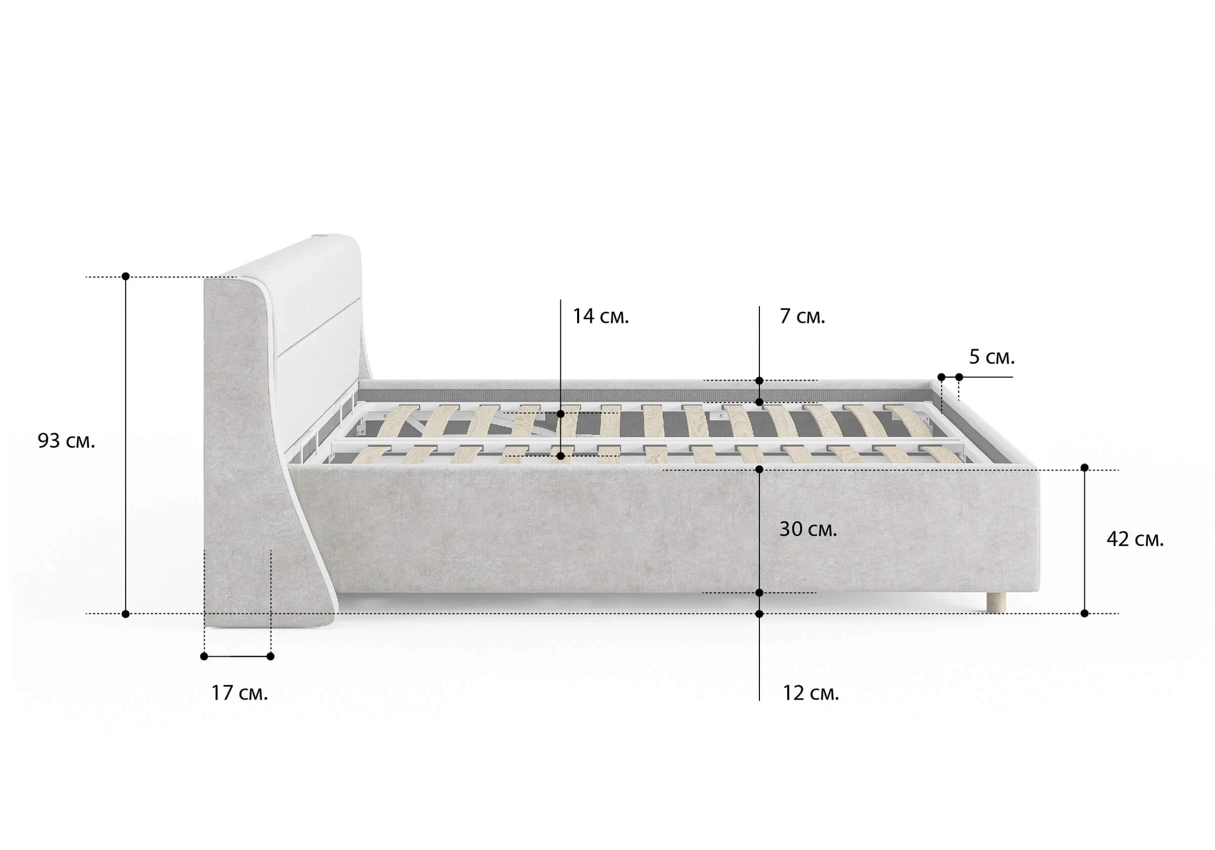 Кровать Сонум Madrid с ПМ