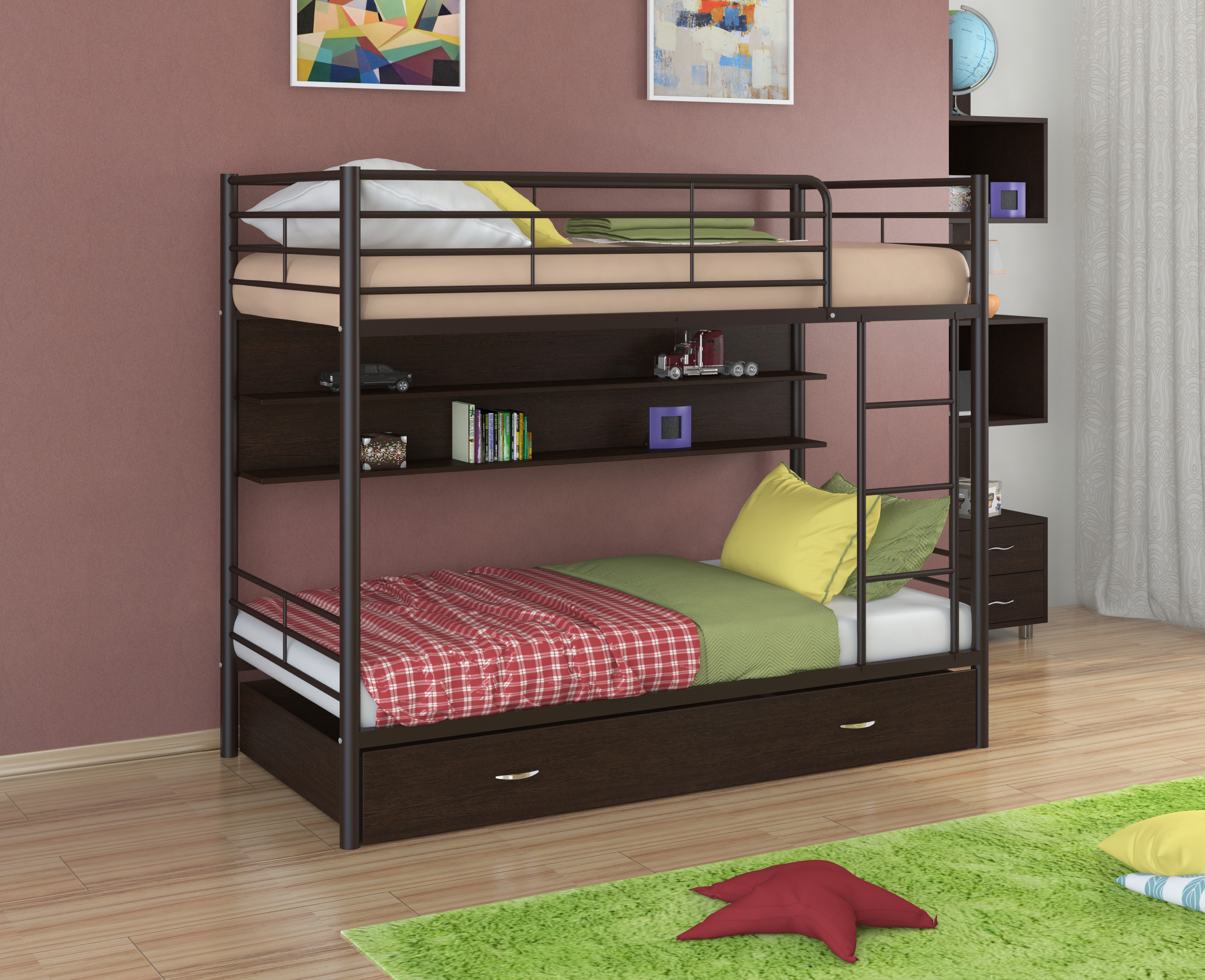 Двухъярусная кровать Формула мебели Севилья-3