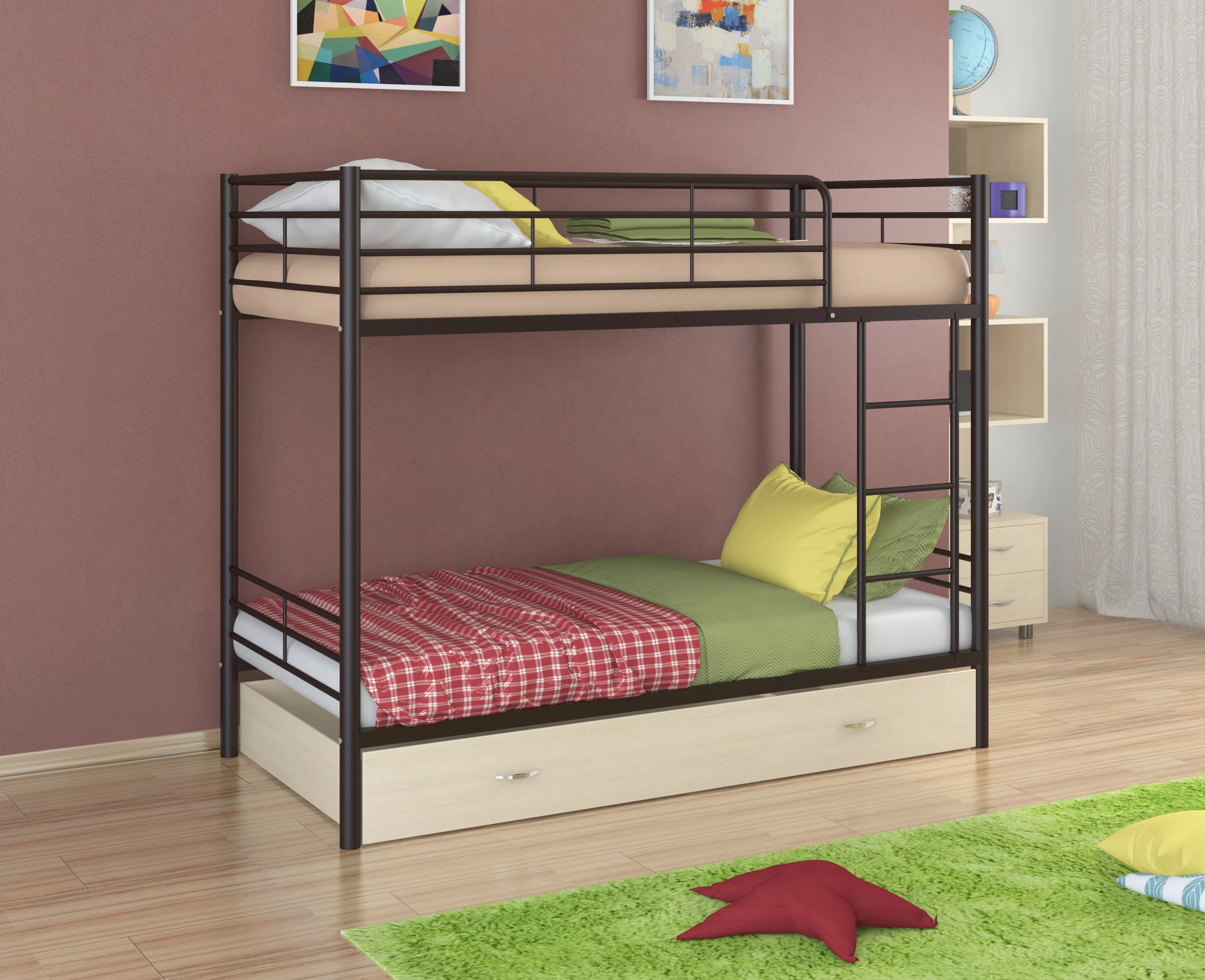 Двухъярусная кровать Формула мебели Севилья-3