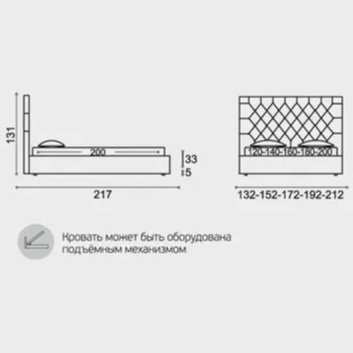 Кровать Sonberry Fioravante Low